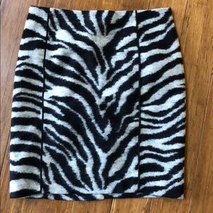 Ann Taylor Leopard Skirt, 4P